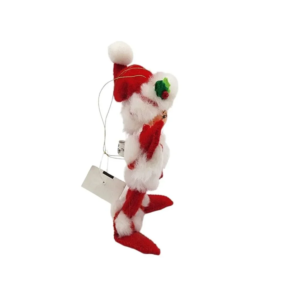 Annalee 2008 Peppermint Twist Elf Ornament 5